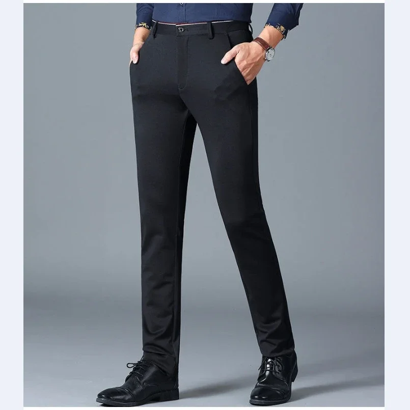 Casual Suit Pants Stretch Men' - Formal Trouser Stretch ulasan dan harga