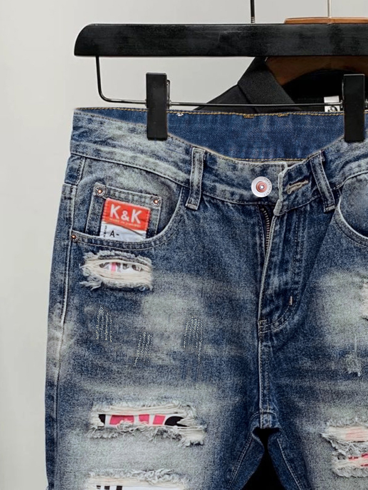 2026 Summer Ripped Straight Me - Men'S Fashion Linen Pants ulasan dan harga