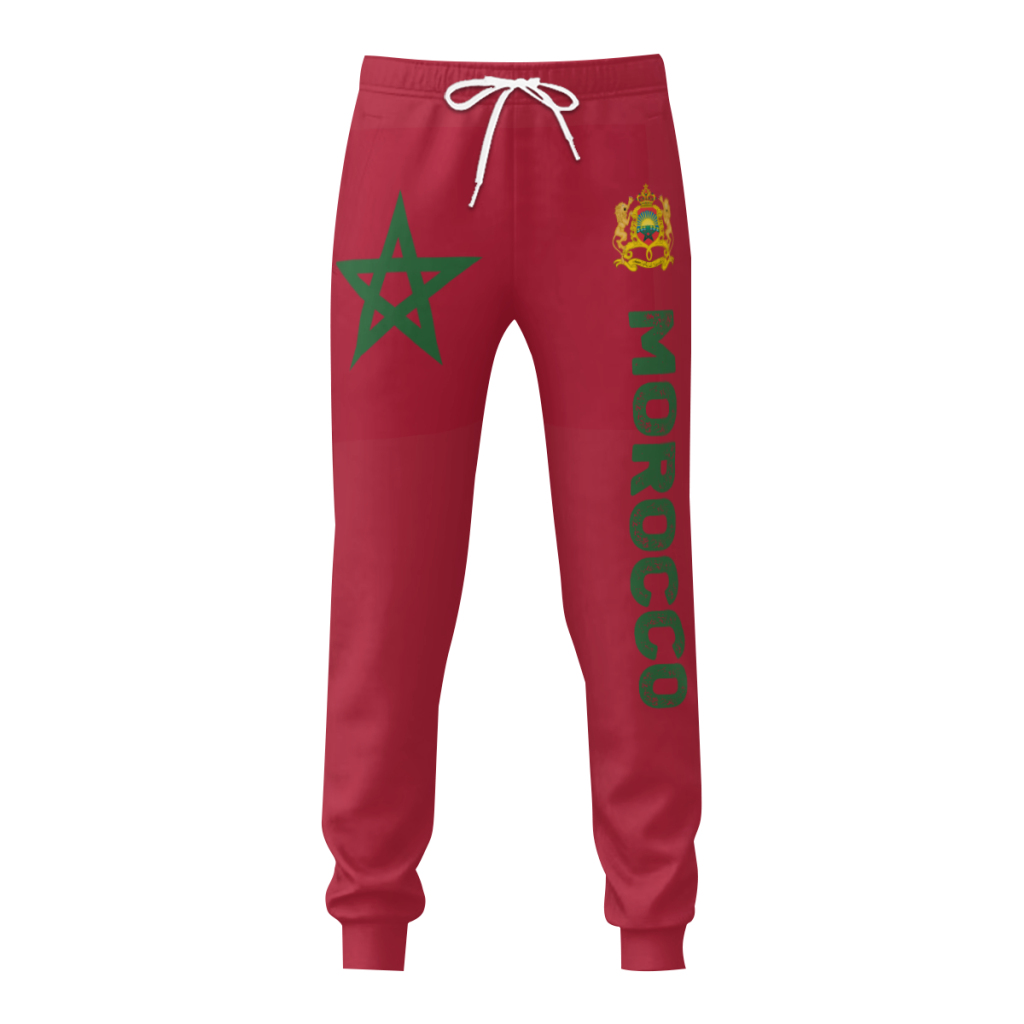 2025 Morocco Flag Mens Sweatpa - Jogger Sweatpants Men ulasan dan harga