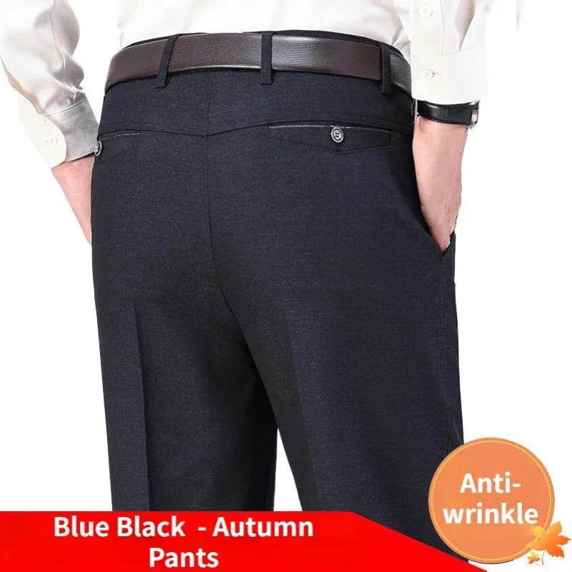 Mens Autumn Thick Casual Suit  - Formal Trouser Stretch ulasan dan harga