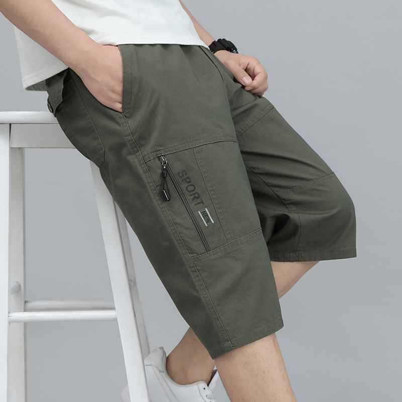 Mens Cargo Shorts Knee Pants Z - Jogger Sweatpants Men ulasan dan harga