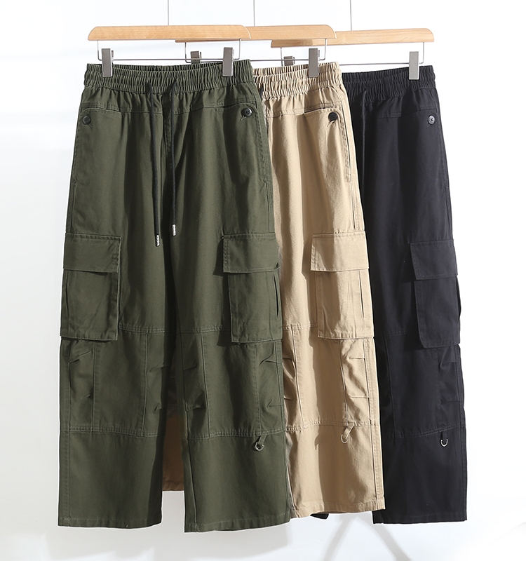 American Retro Pure Cotton Kha - Men'S Fashion Khaki Pants ulasan dan harga