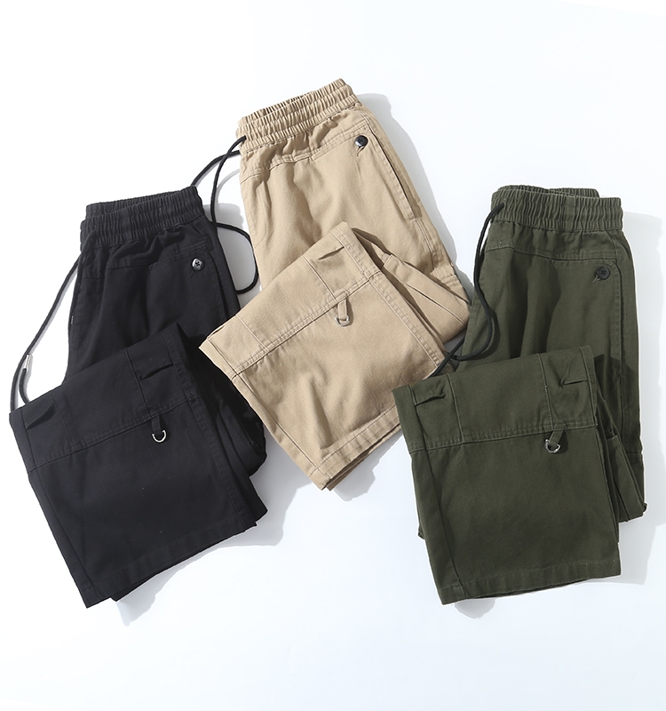 American Retro Pure Cotton Kha - Men'S Fashion Khaki Pants ulasan dan harga