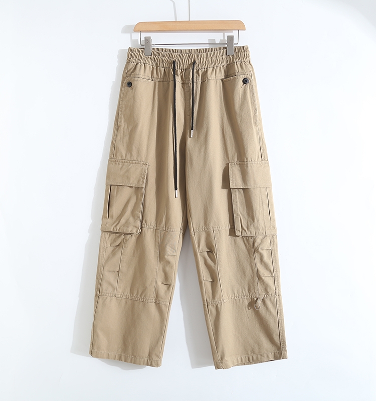 American Retro Pure Cotton Kha - Men'S Fashion Khaki Pants ulasan dan harga