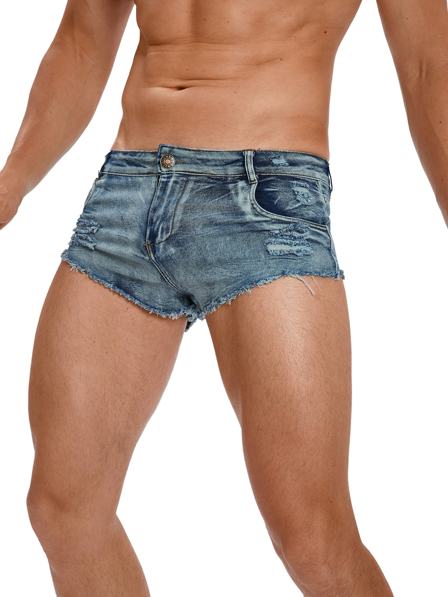 Men's Tight Low Waist Jeans Sh - Men'S Fashion Linen Pants ulasan dan harga