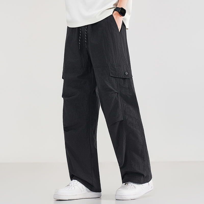 Summer Men's Workwear Wide Leg - Jogger Sweatpants Men ulasan dan harga