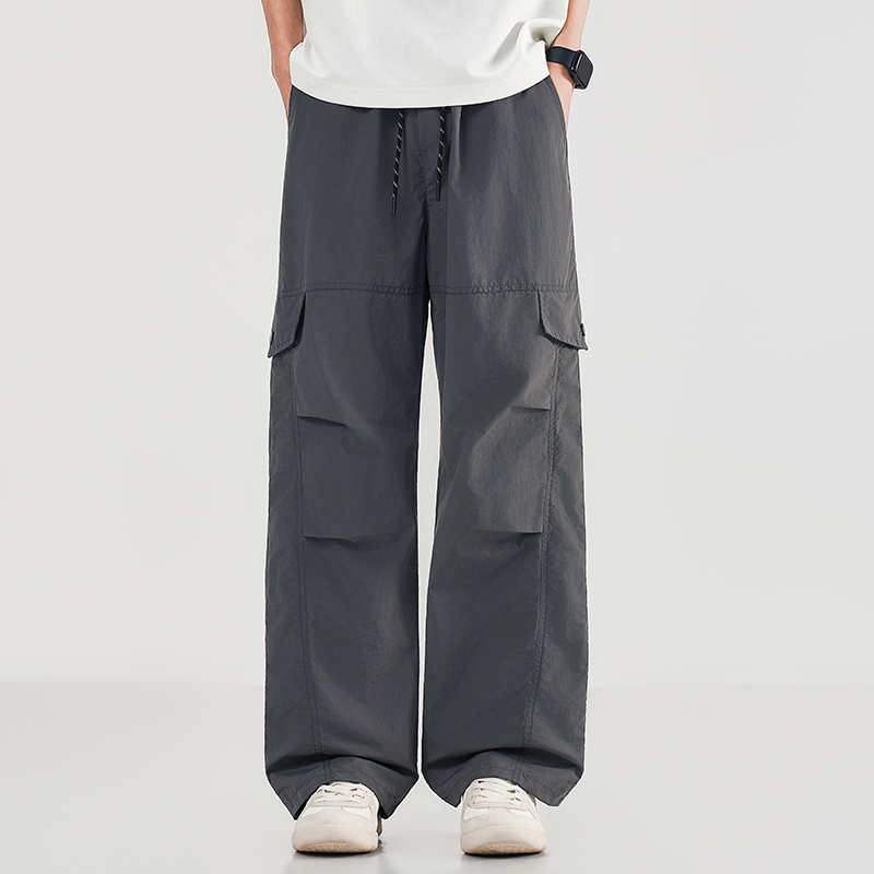 Summer Men's Workwear Wide Leg - Jogger Sweatpants Men ulasan dan harga
