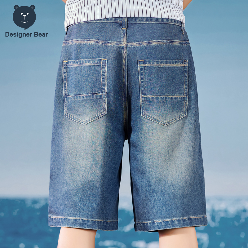 Summer Thin Men's Denim Shorts - Jogger Sweatpants Men ulasan dan harga