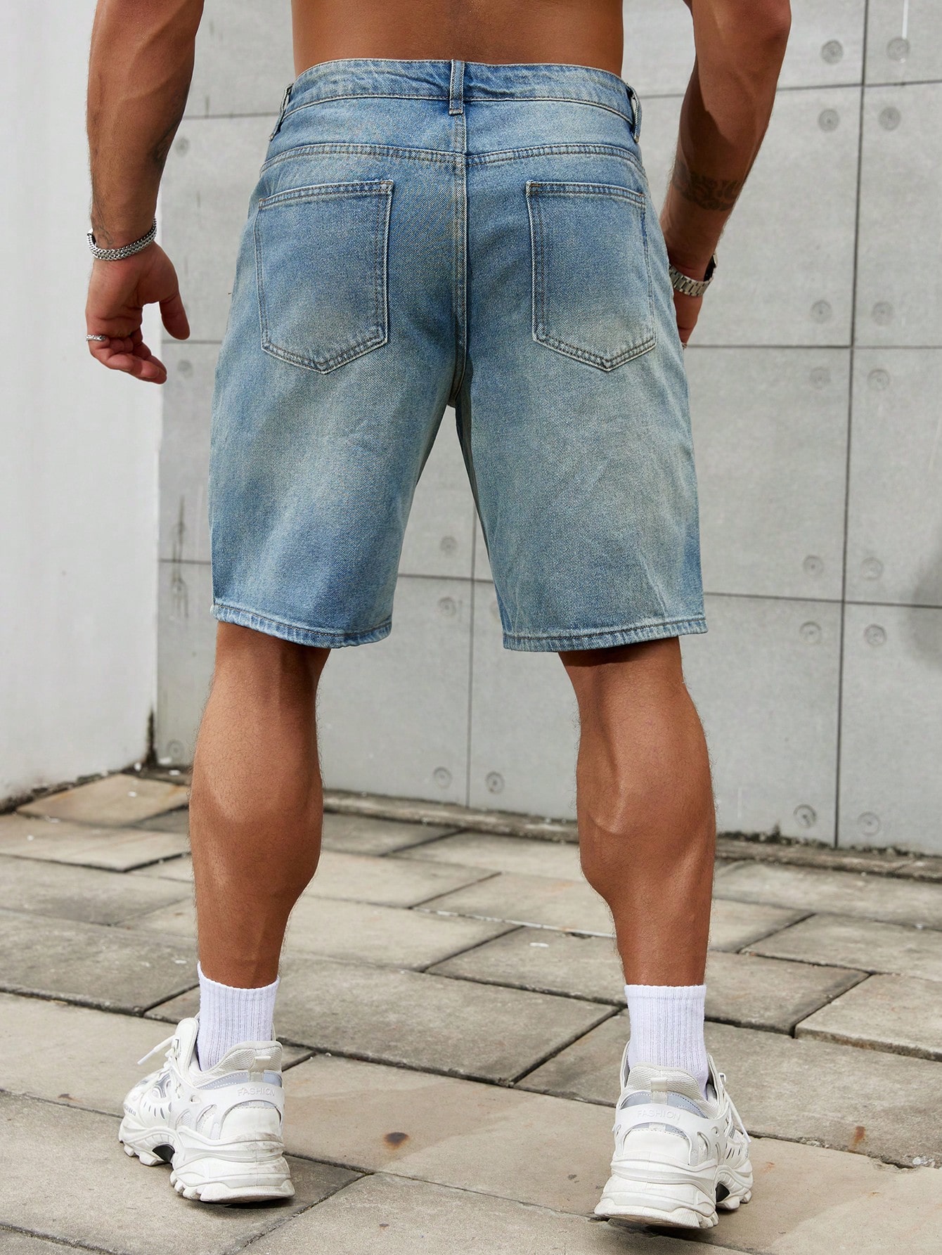 New Fashion Mens Ripped Short  - Men'S Fashion Linen Pants ulasan dan harga
