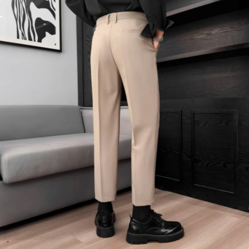 Brand Summer Casual Suit Pants - Men'S Fashion Khaki Pants ulasan dan harga