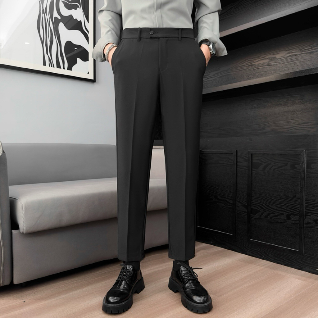 Brand Summer Casual Suit Pants - Men'S Fashion Khaki Pants ulasan dan harga