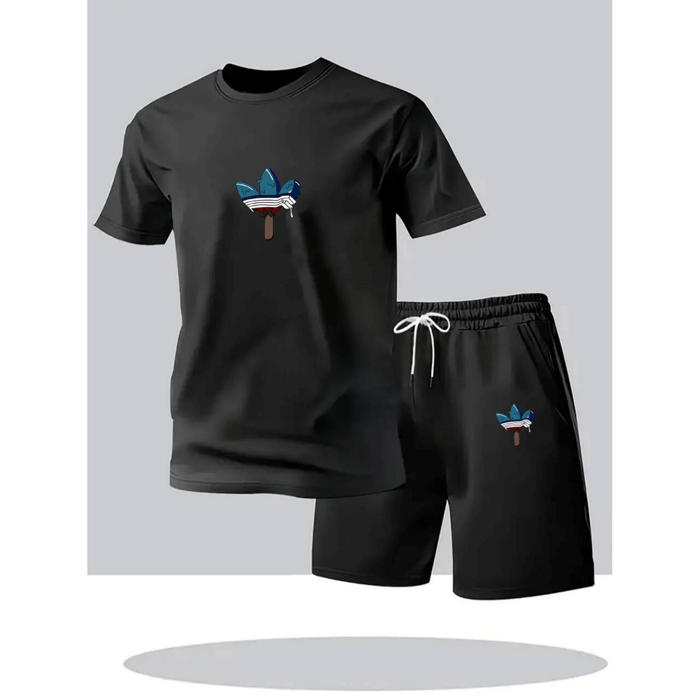 Summer Men's Sets Fashion Trac - Men'S Fashion Undershirt ulasan dan harga
