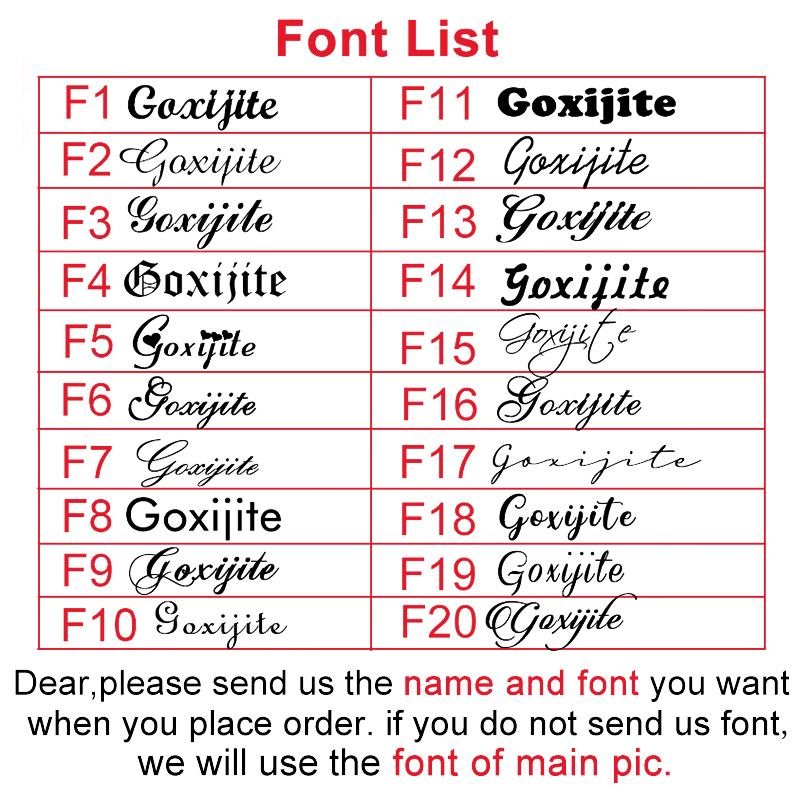 Goxijite Customized Name Lette - Men'S Fashion Jewelry Bracelets ulasan dan harga