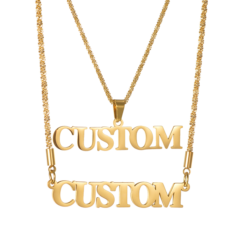 Goxijite Customized Name Lette - Men'S Fashion Jewelry Bracelets ulasan dan harga