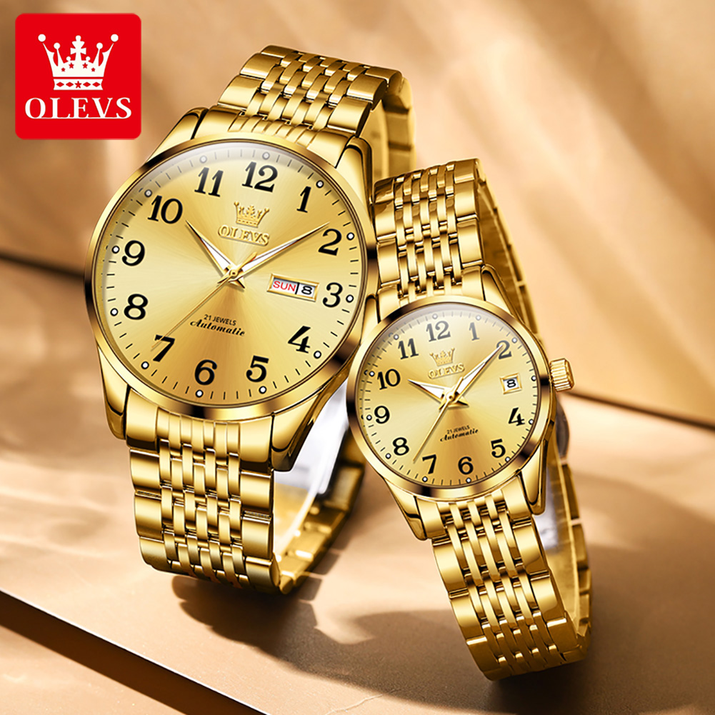 OLEVS New Lover Mechanical Wat - Mens Fashion In 1920 ulasan dan harga