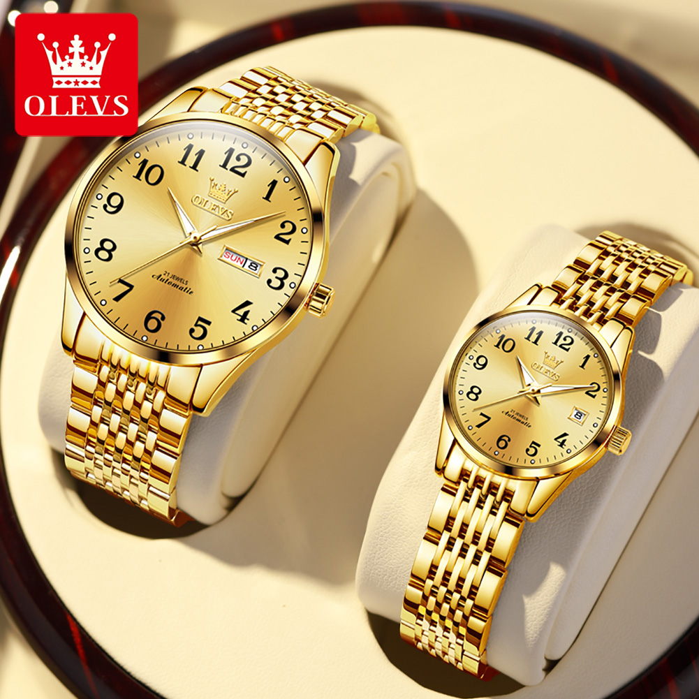 OLEVS New Lover Mechanical Wat - Mens Fashion In 1920 ulasan dan harga