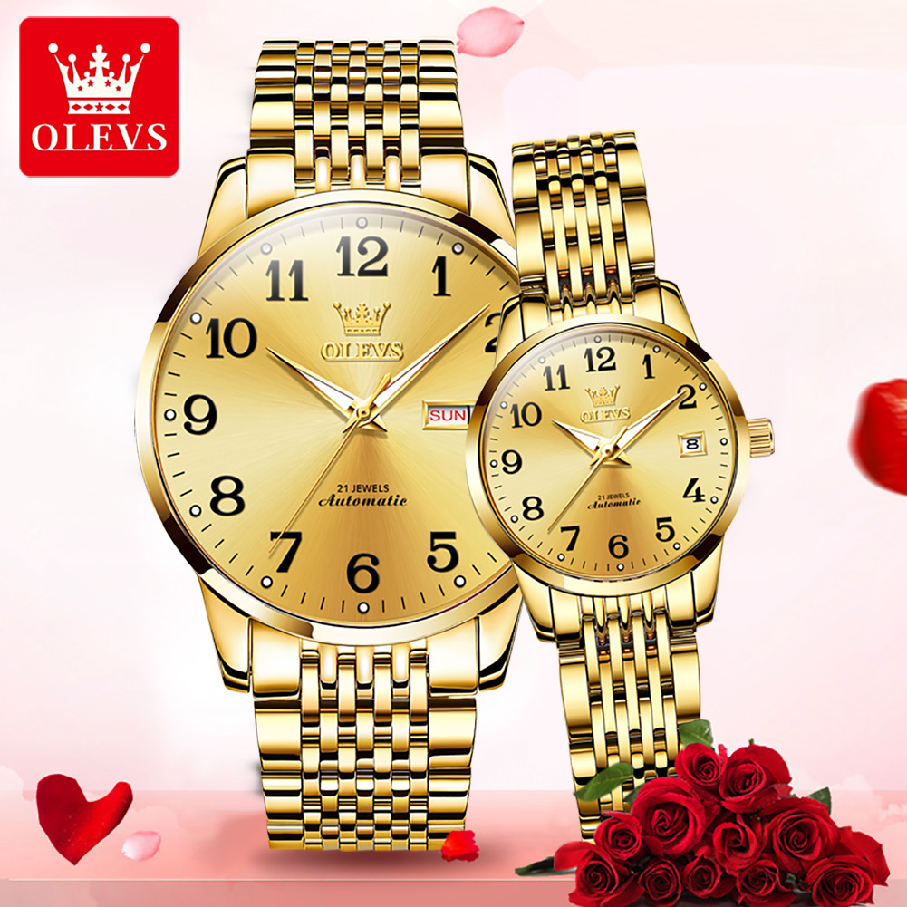 OLEVS New Lover Mechanical Wat - Mens Fashion In 1920 ulasan dan harga