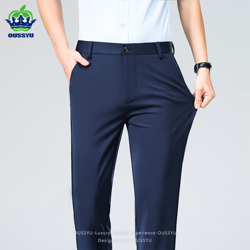 Summer Thin Men's Stretch Suit - Formal Trouser Stretch ulasan dan harga