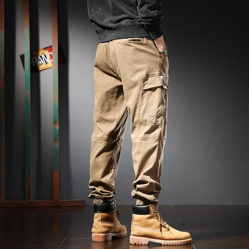 Loose Cargo Joggers Cotton Swe - Jogger Sweatpants Men ulasan dan harga