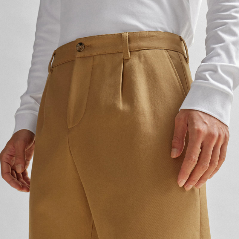 Cotton men's casual pants Spri - Men'S Fashion Khaki Pants ulasan dan harga