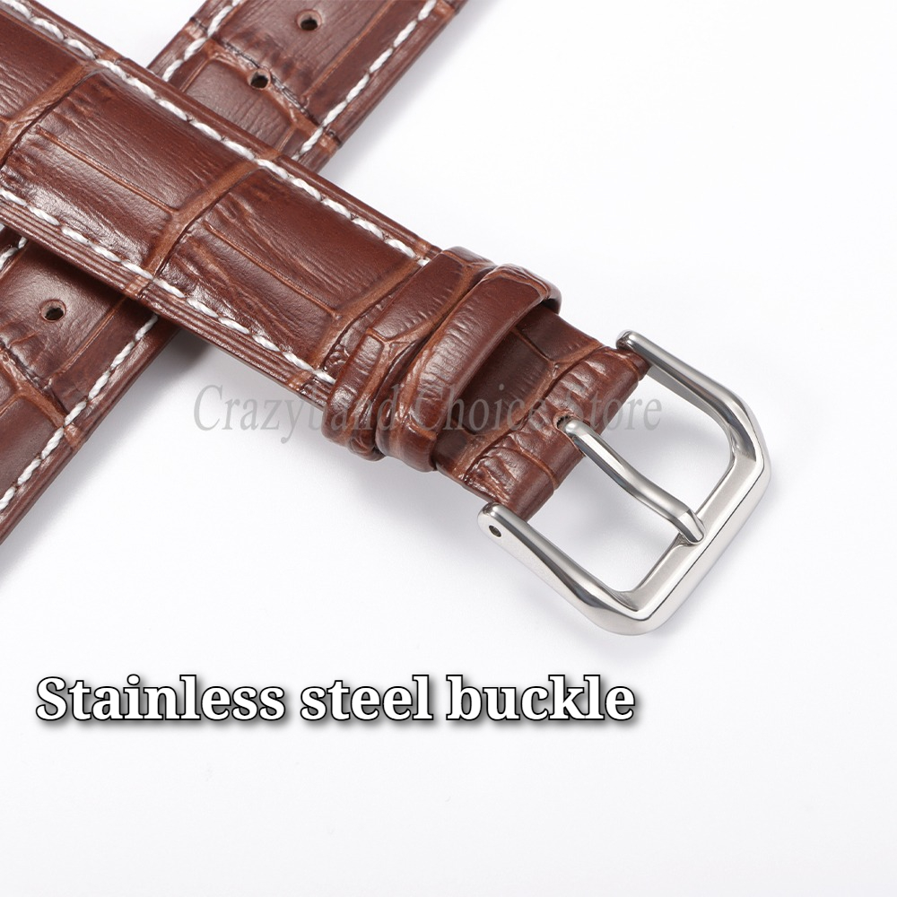 20/21/22/24mm Leather Watch Ba - Mens Fashion In 1920 ulasan dan harga