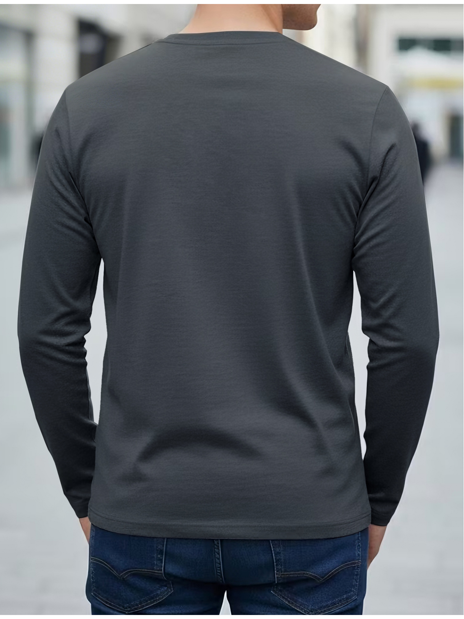 100% pure cotton men's long sl - Men'S Fashion Undershirt ulasan dan harga
