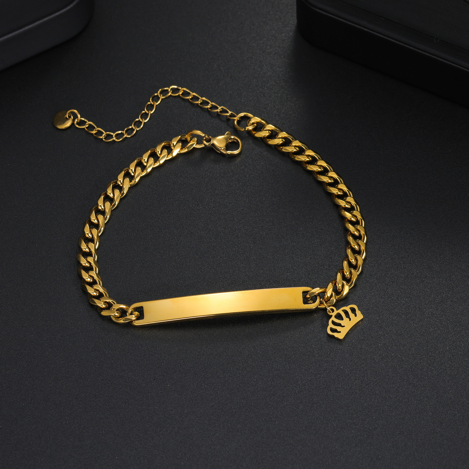 Customized Name Necklace Brace - Men'S Fashion Jewelry Bracelets ulasan dan harga