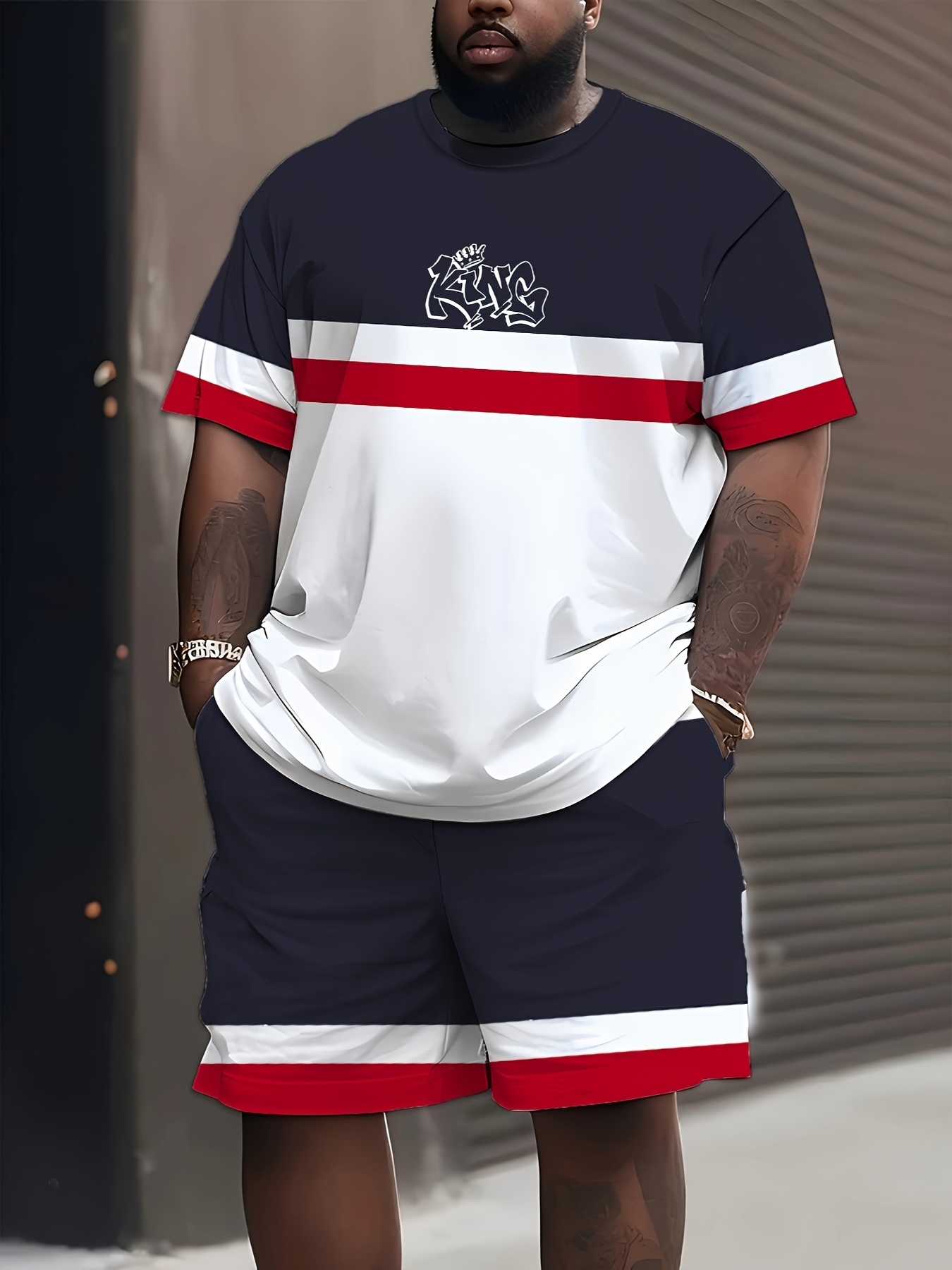 New Plus Size Men's T-shirt An - Men'S Fashion Undershirt ulasan dan harga