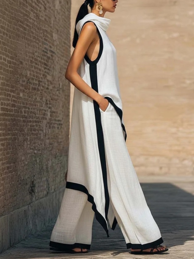 Women's linen Contrast Color S - Men'S Fashion Linen Pants ulasan dan harga