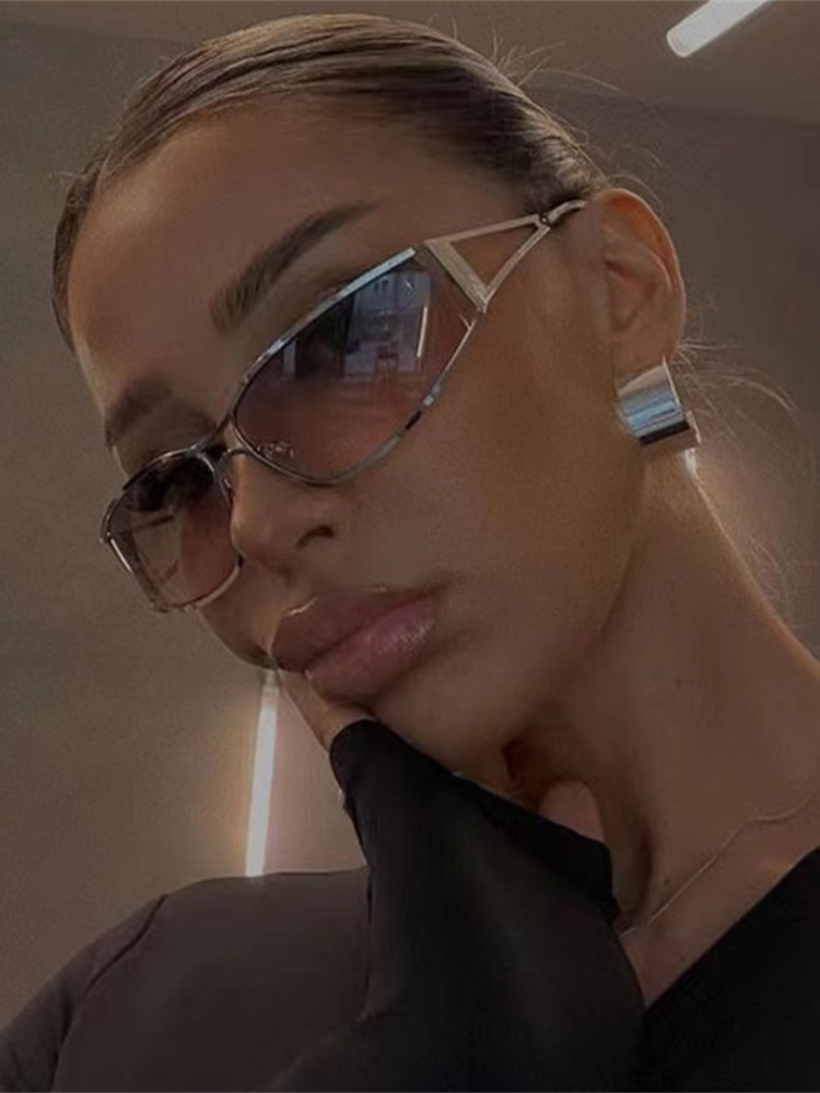 Y2k Sunglasses Women Men Overs - Men'S Fashion Y2K ulasan dan harga