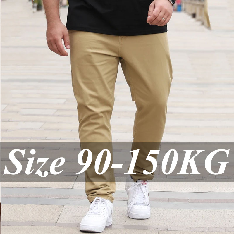 Plus Size 36-50 Men's Pants St - Men'S Fashion Khaki Pants ulasan dan harga