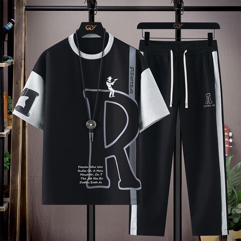 Summer Fashion Trendy Printed  - Men'S Fashion Xxl ulasan dan harga