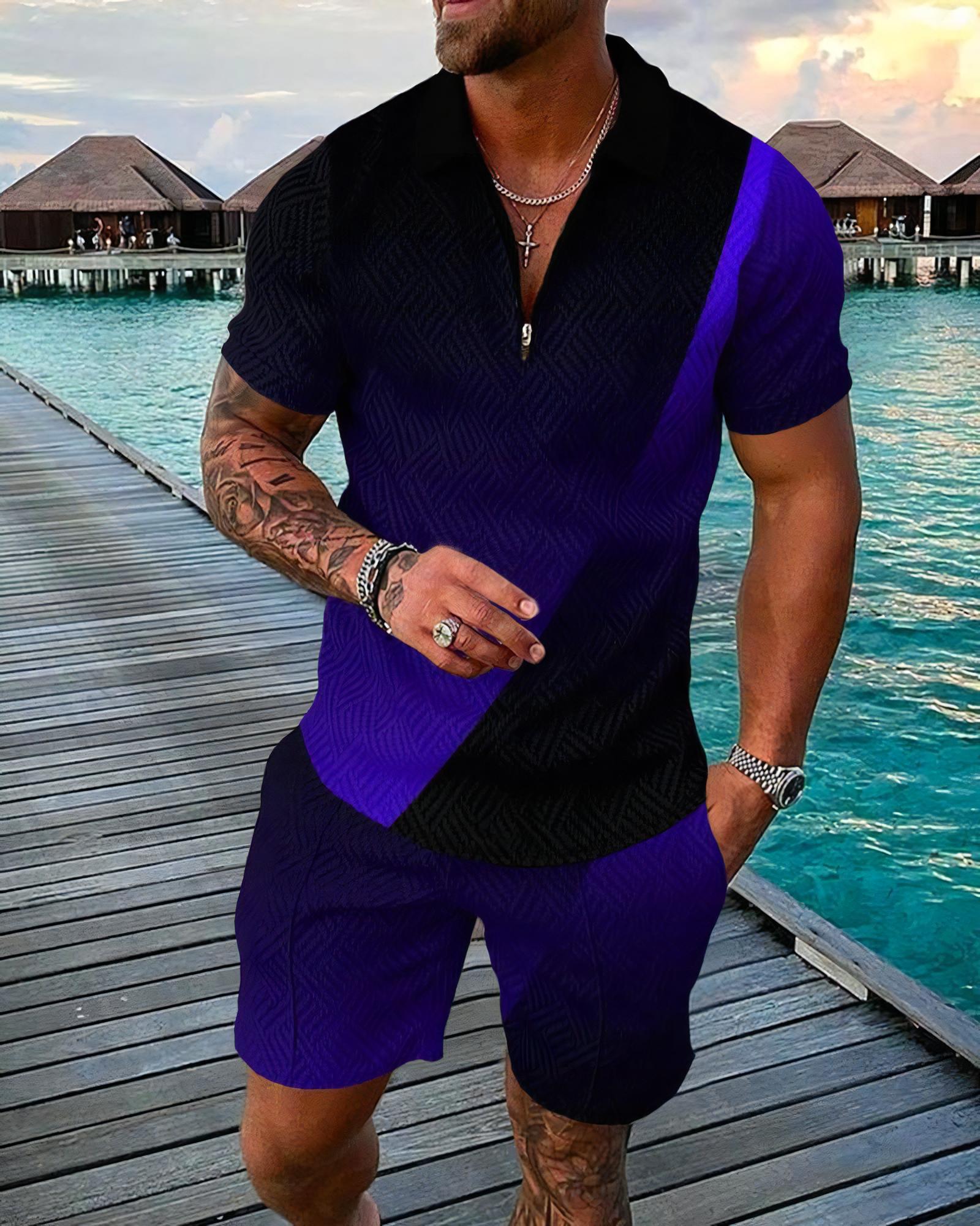 Funny 3D Printed Men's 2 Piece - Men'S Fashion Polo ulasan dan harga