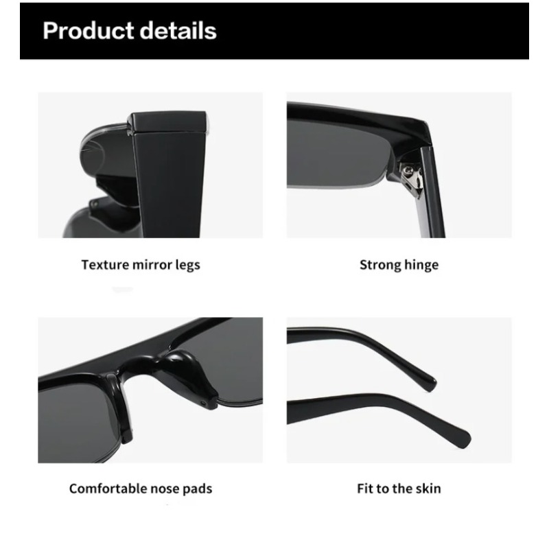 UV400 Light Weight Thick Recta - Men'S Fashion Y2K ulasan dan harga