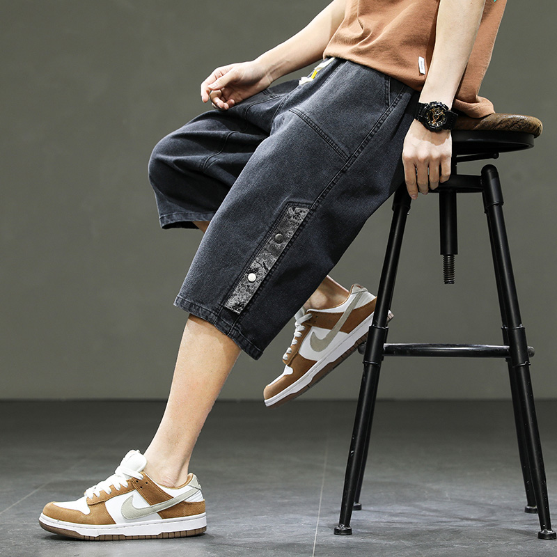 Korean Style Men's Long Shorts - Men'S Fashion Linen Pants ulasan dan harga