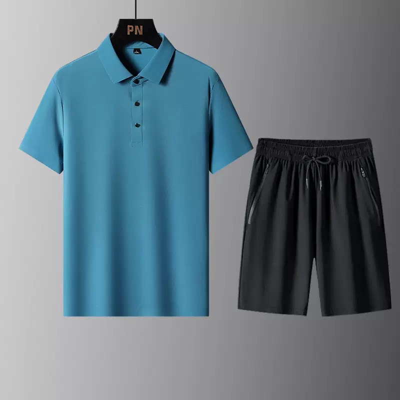 Summer Fashion Solid Color Com - Men'S Fashion Polo ulasan dan harga