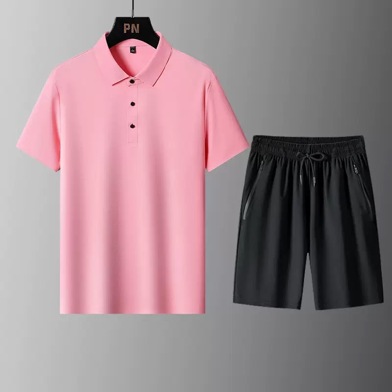 Summer Fashion Solid Color Com - Men'S Fashion Polo ulasan dan harga
