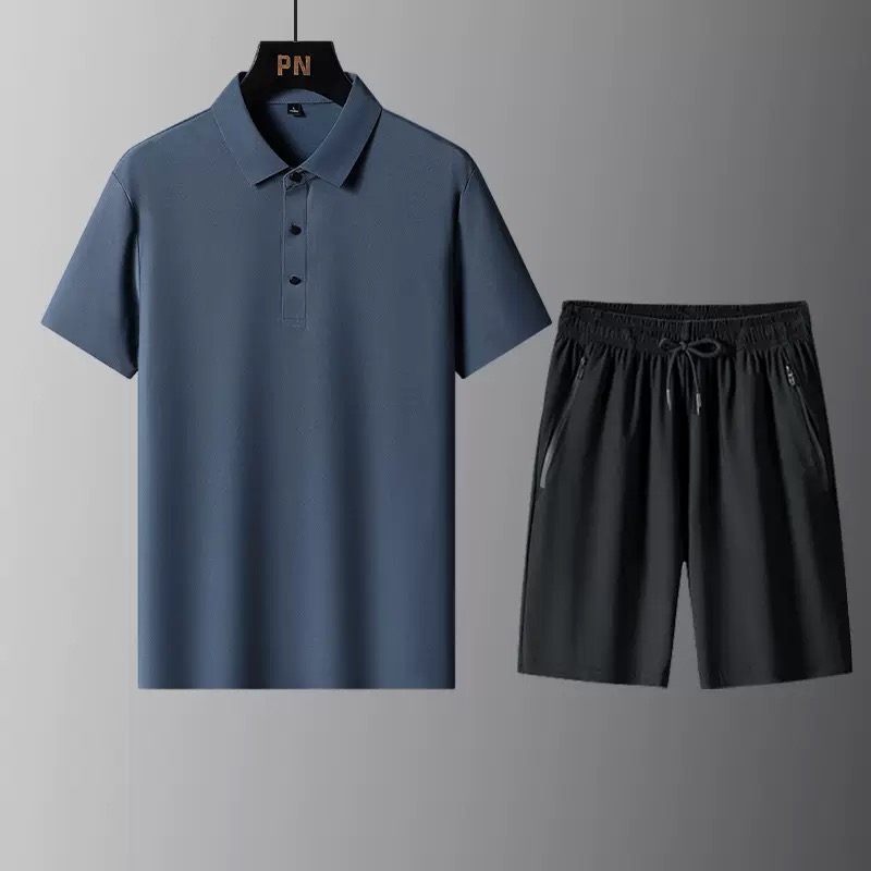 Summer Fashion Solid Color Com - Men'S Fashion Polo ulasan dan harga