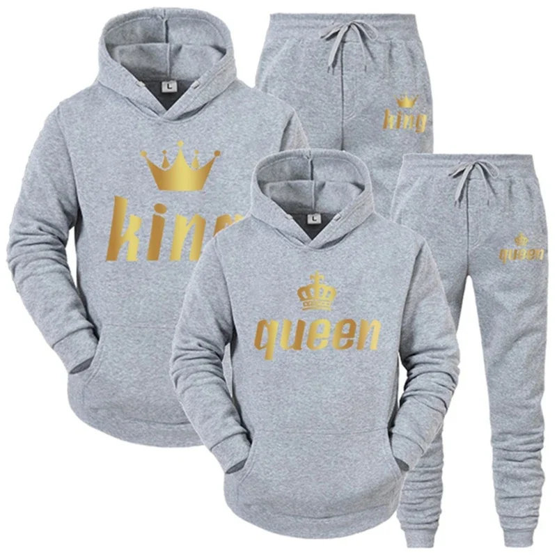 Men Women Tracksuit King And Q - Jogger Sweatpants Men ulasan dan harga