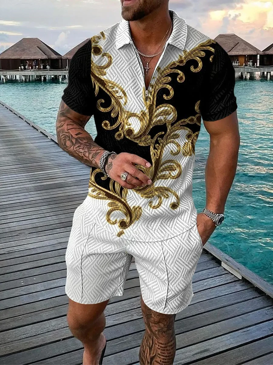 2026 New Summer Men's Suit Tre - Men'S Fashion Polo ulasan dan harga