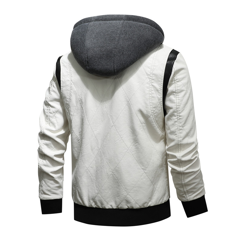 Autumn Winter Bomber Leather J - Mens Fashion Bomber Jacket ulasan dan harga
