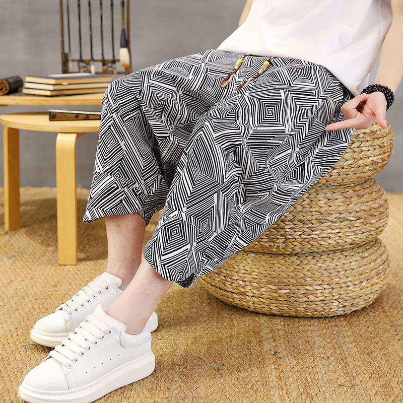 2026 Summer Men's Casual Loose - Men'S Fashion Linen Pants ulasan dan harga