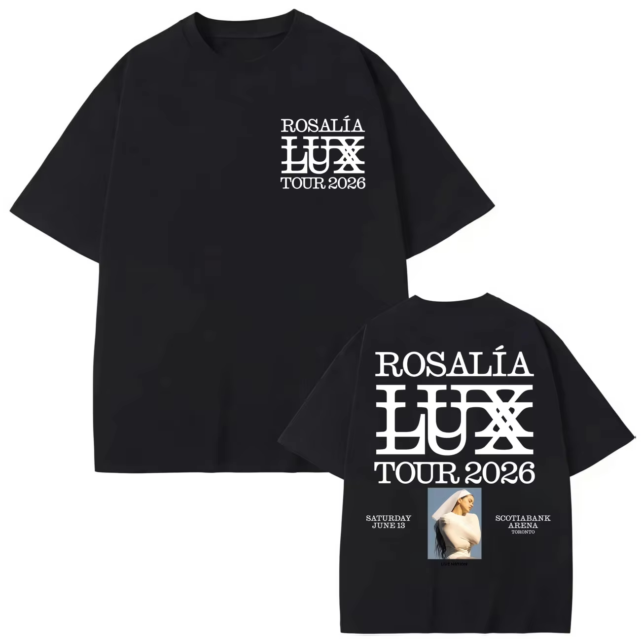ROSALIA LUX tour T-SHIRT 2026  - Men'S Fashion Website ulasan dan harga