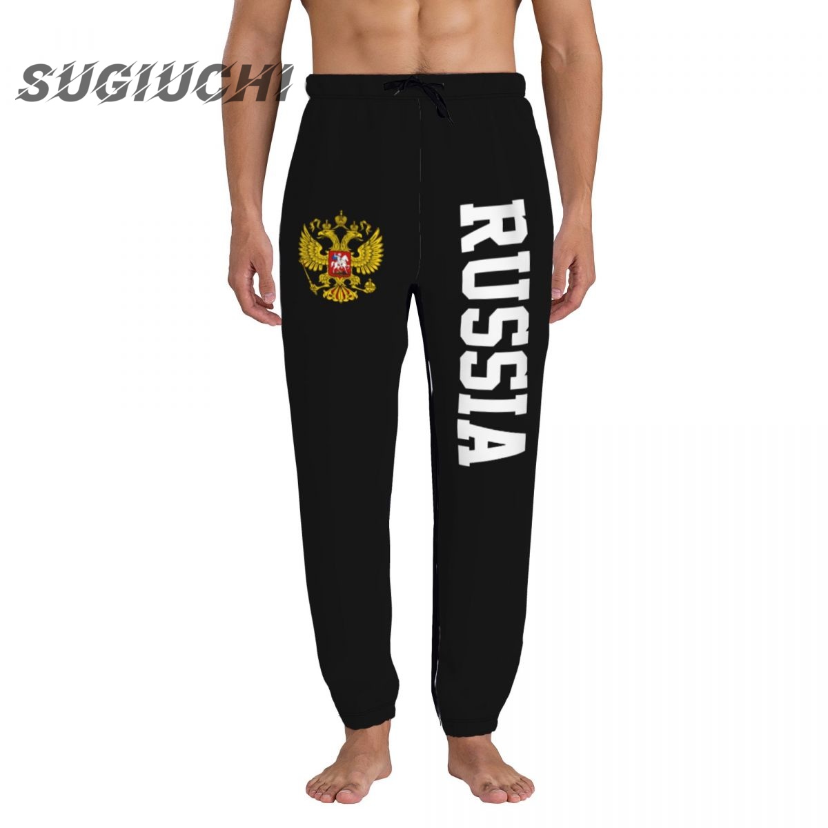 Russia Country Flag Men's swea - Jogger Sweatpants Men ulasan dan harga