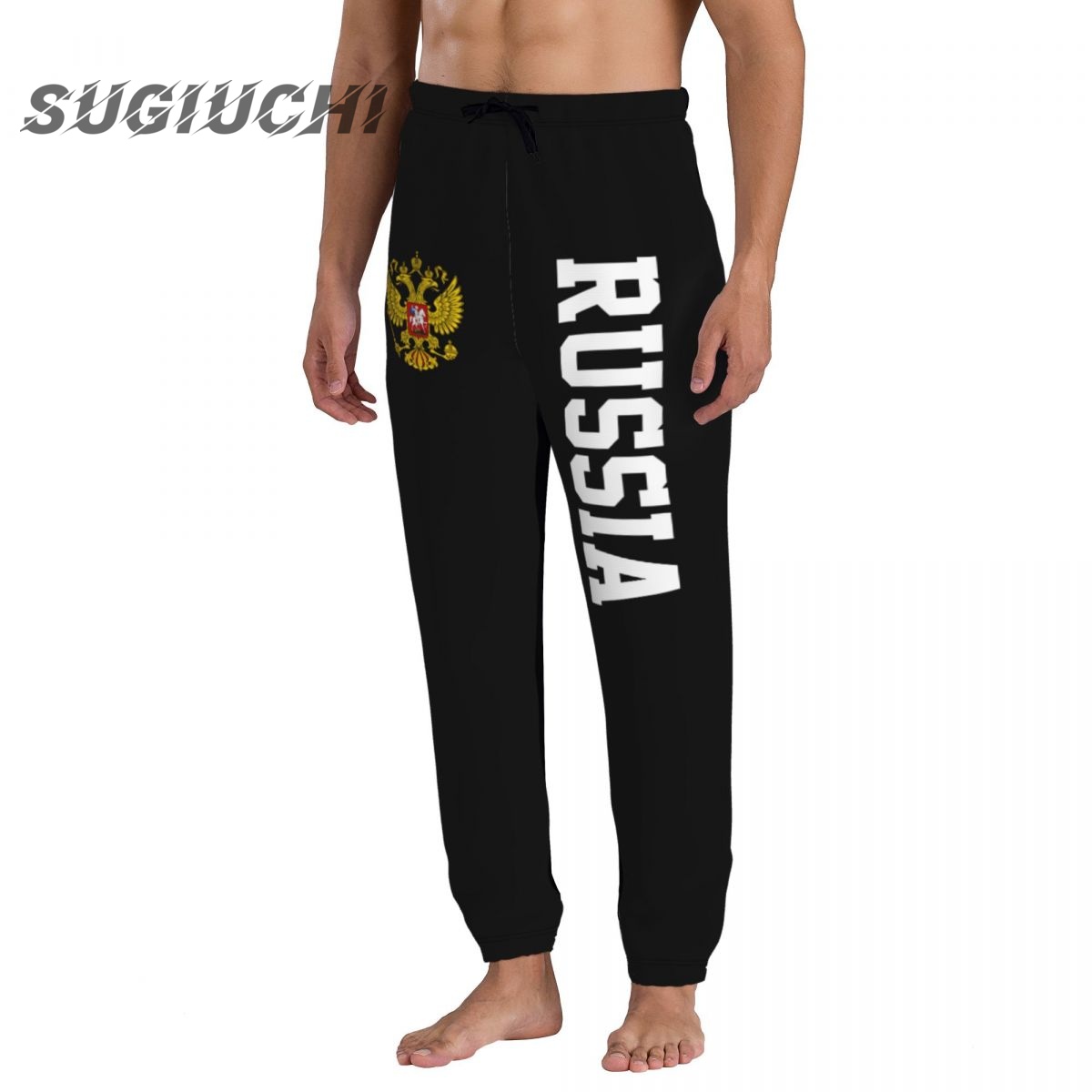 Russia Country Flag Men's swea - Jogger Sweatpants Men ulasan dan harga