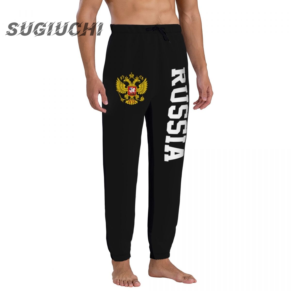 Russia Country Flag Men's swea - Jogger Sweatpants Men ulasan dan harga