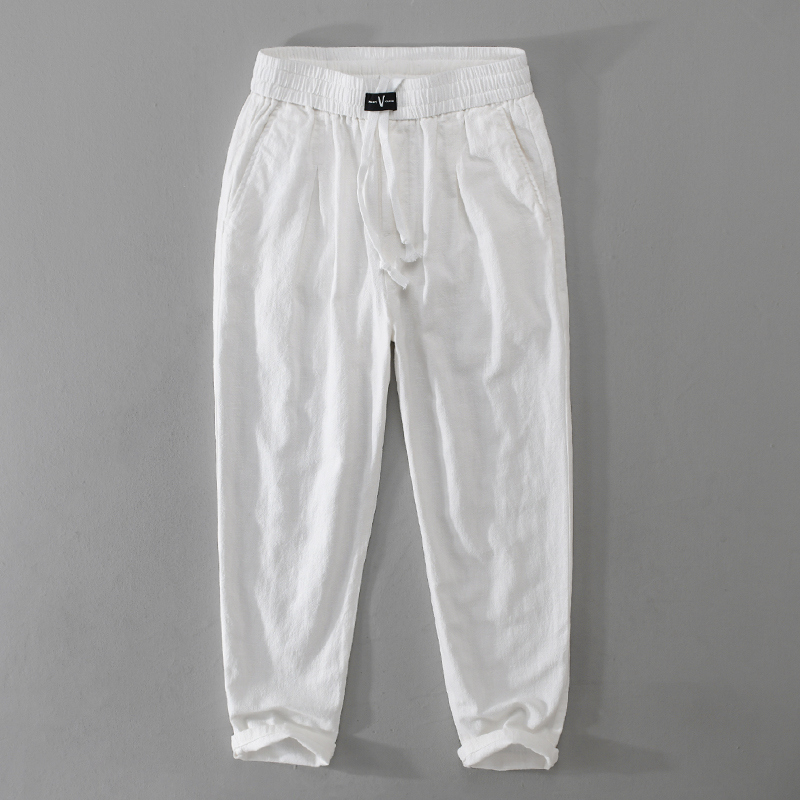 New Designer Cotton Linen Casu - Men'S Fashion Linen Pants ulasan dan harga