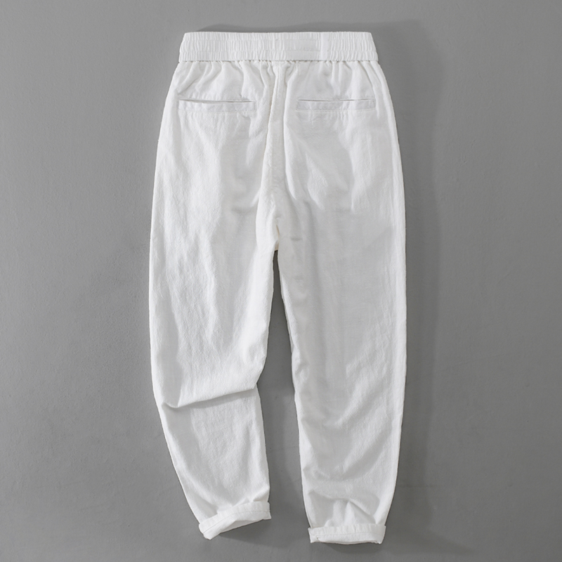 New Designer Cotton Linen Casu - Men'S Fashion Linen Pants ulasan dan harga