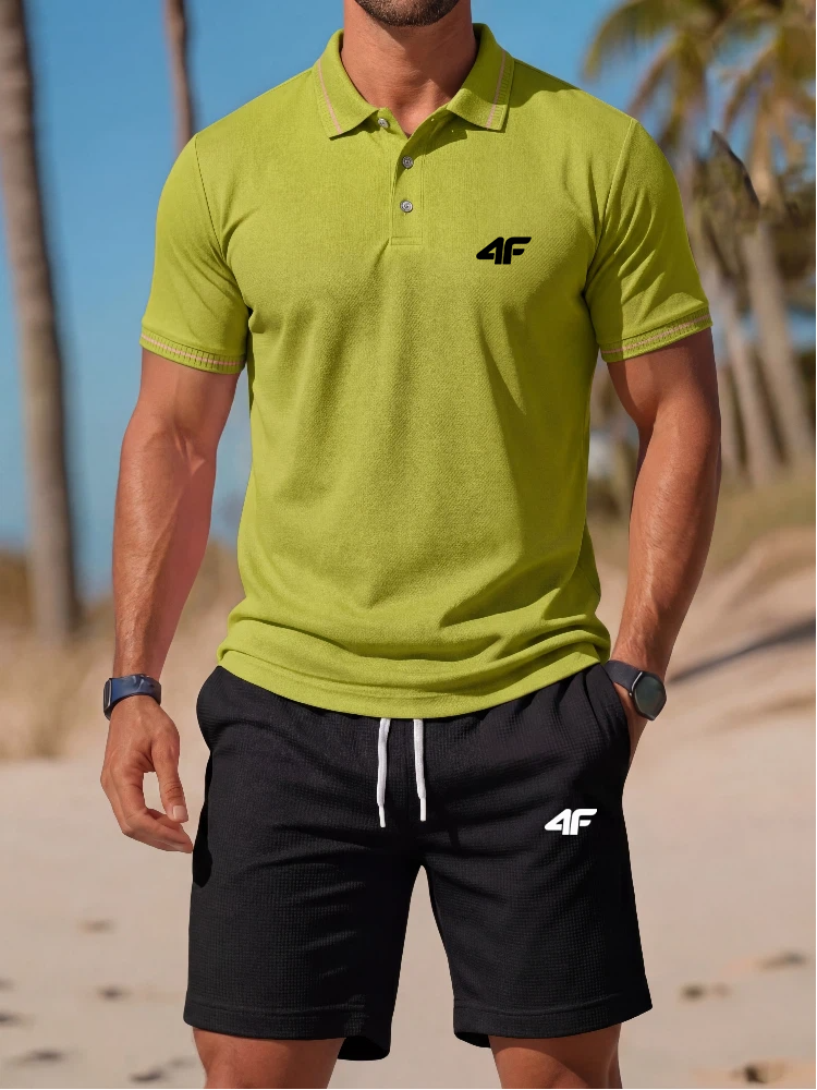 High end fashion printed polo  - Men'S Fashion Polo ulasan dan harga