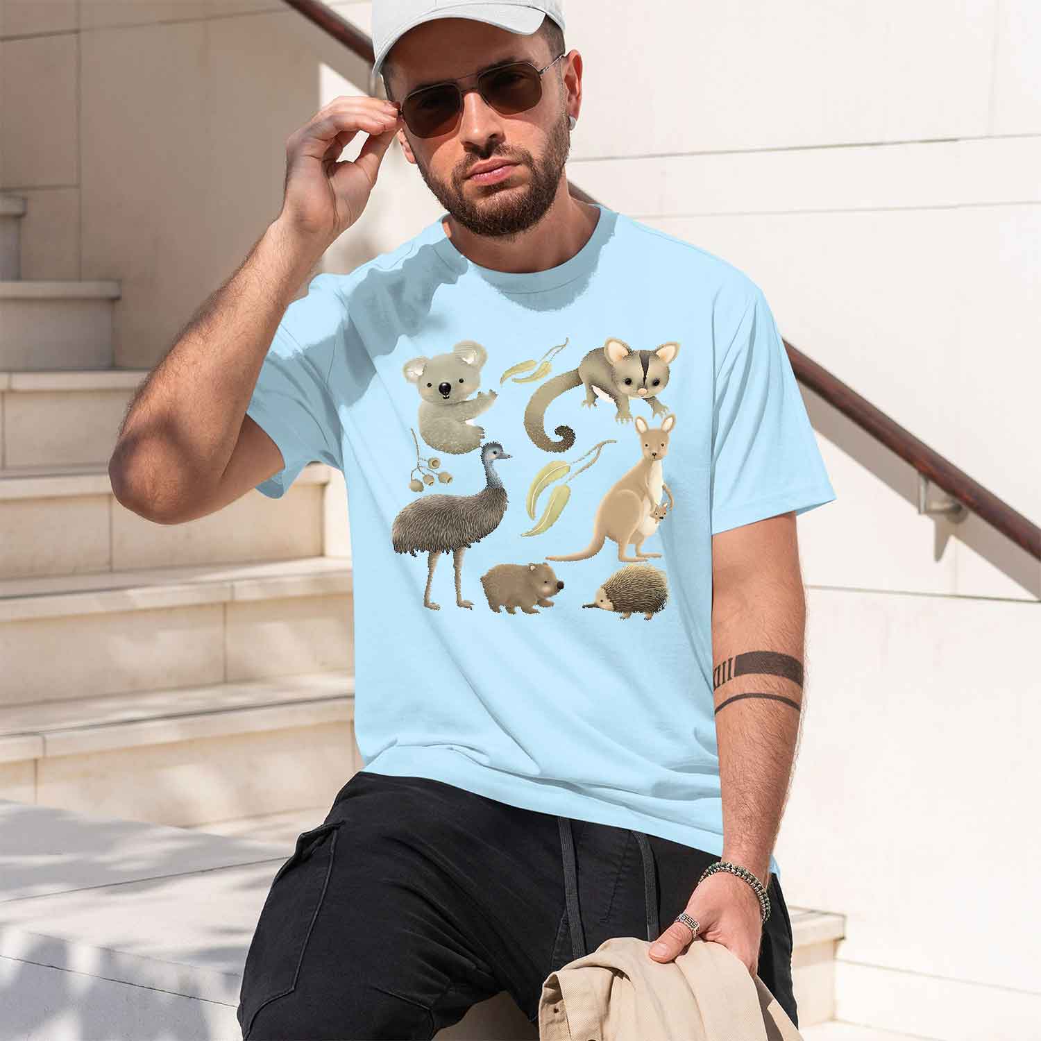 Animals in Australia Thermal V - Men'S Fashion Outlets ulasan dan harga